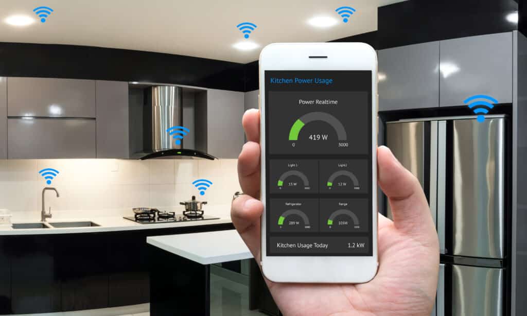 Internet of Things device in kitchen