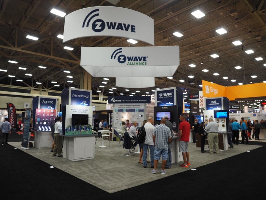 Z-Wave products booth