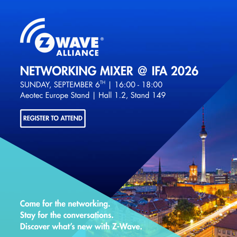 Z-Wave Networking Mixer at IFA 2026 in Berlin