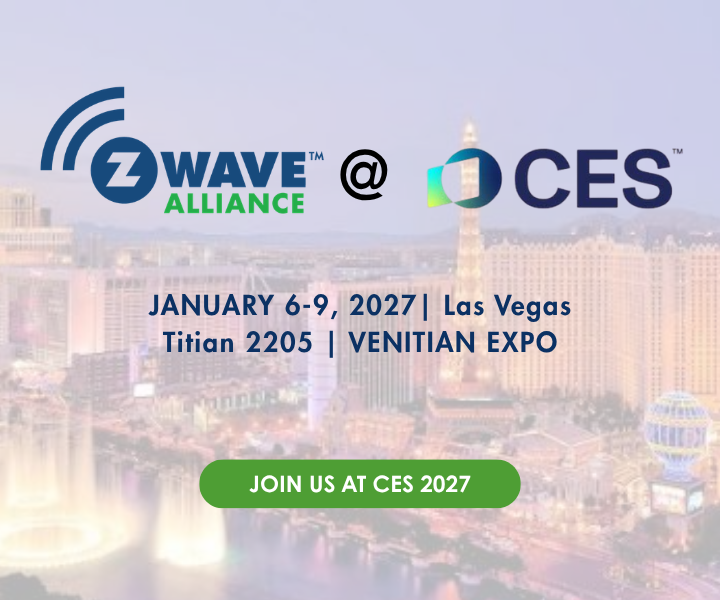 Z-Wave Alliance at CES 2027 at Venetian Expo in Las Vegas