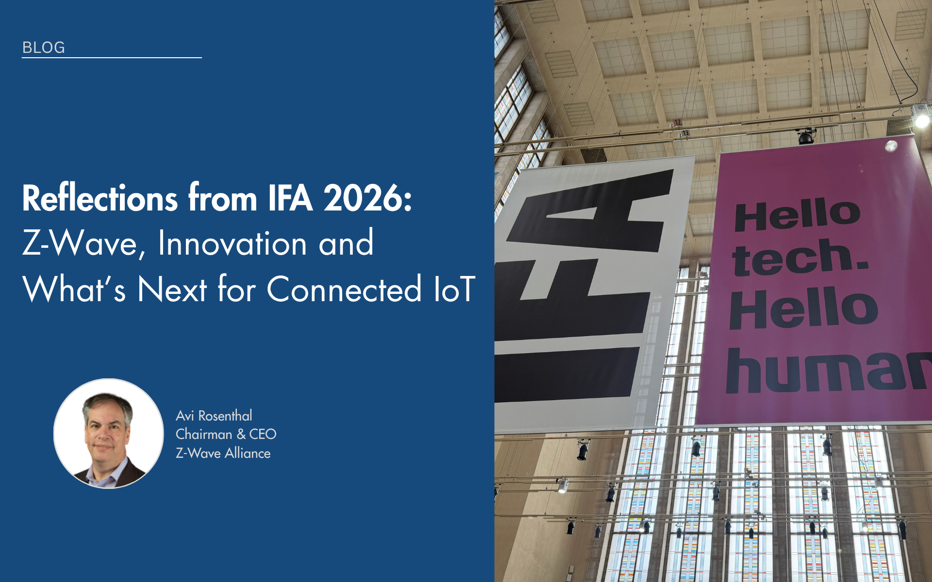 Z-Wave Alliance at IFA 2026 in Berlin supporting Z-Wave innovation and connected IoT in Europe